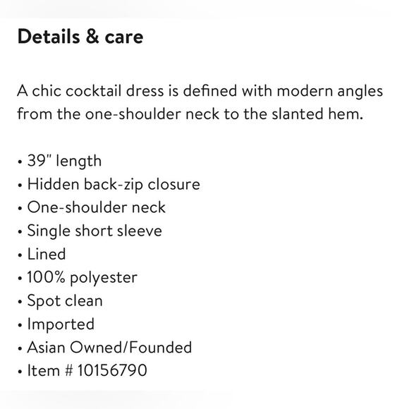 NWT New Mac Duggal One-Shoulder Asymmetric Cocktail Dress in Emerald Size 14 - Picture 12 of 12